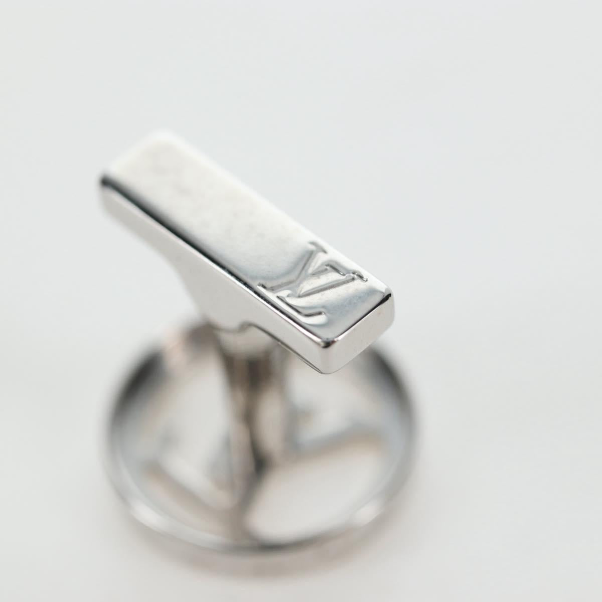 LOUIS VUITTON Damier Graphite Cufflinks LV Catch Cuffs M80188 LV Auth 202616V