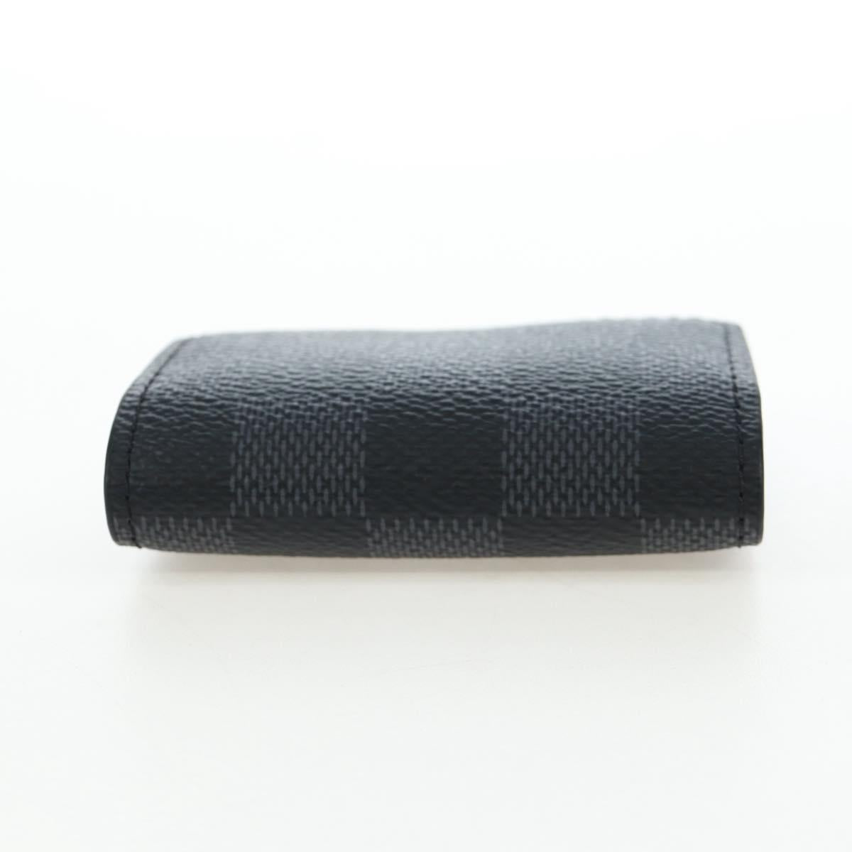 LOUIS VUITTON Damier Graphite Cufflinks LV Catch Cuffs M80188 LV Auth 202616V