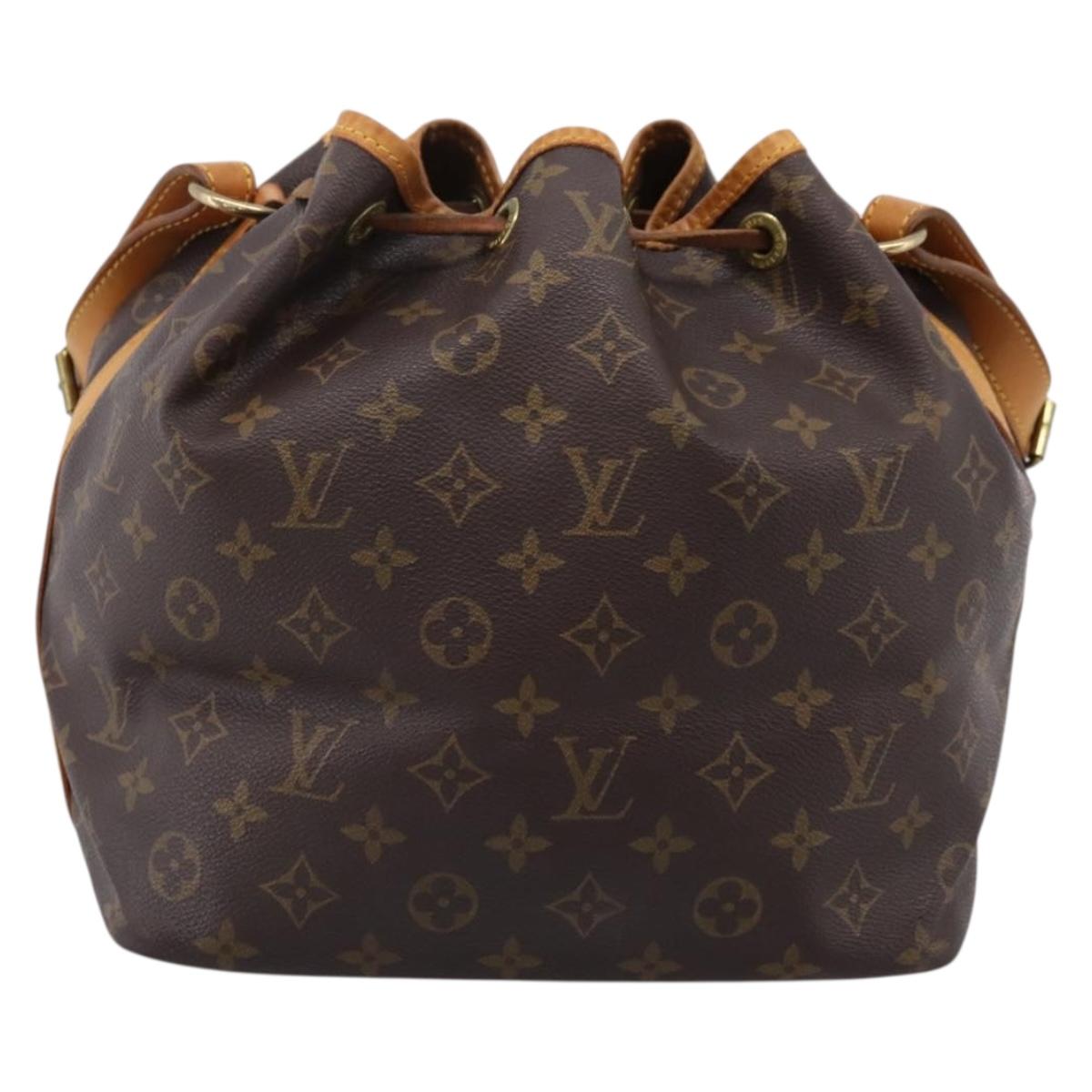LOUIS VUITTON Monogram Petit Noe Shoulder Bag M42226 LV Auth 202618