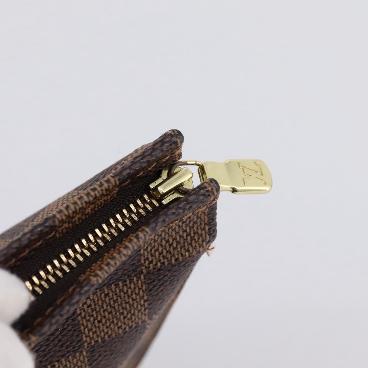 LOUIS VUITTON Damier Ebene Poche Toilette 26 Pouch N47543 LV Auth 202619A