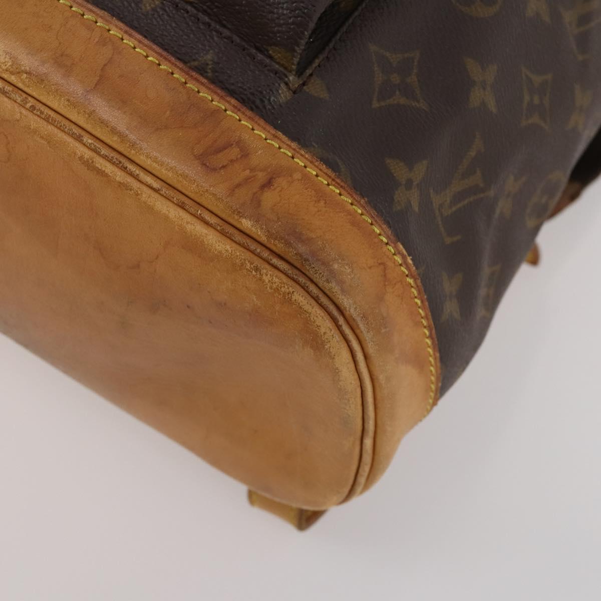 LOUIS VUITTON Monogram Montsouris GM Backpack M51135 LV Auth 202631