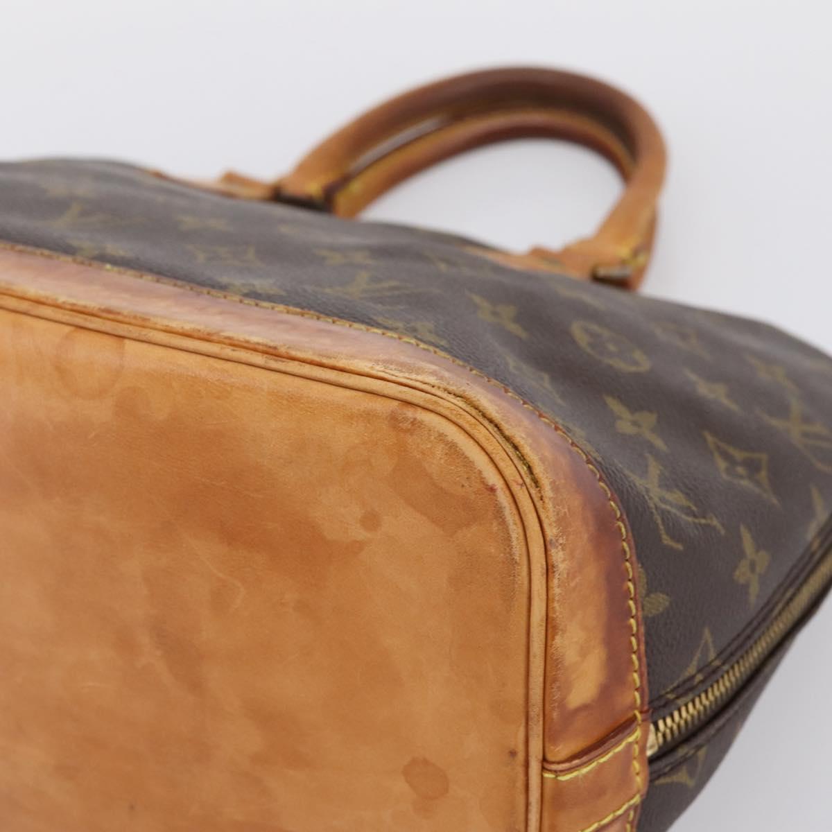 LOUIS VUITTON Monogram Alma Hand Bag M51130 LV Auth 202633