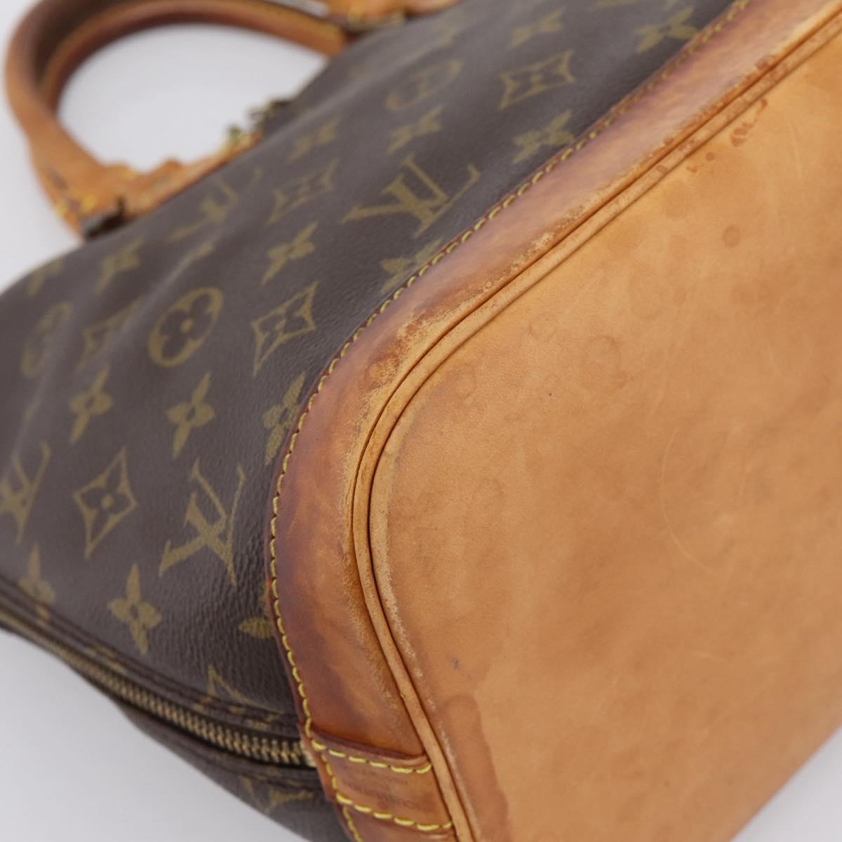 LOUIS VUITTON Monogram Alma Hand Bag M51130 LV Auth 202633