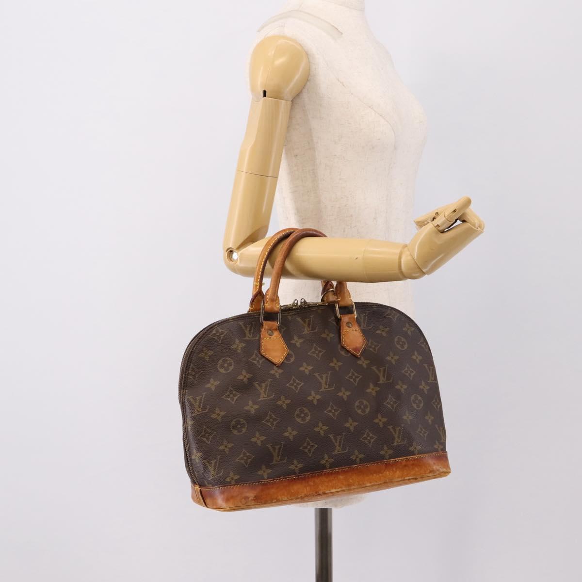 LOUIS VUITTON Monogram Alma Hand Bag M51130 LV Auth 202633