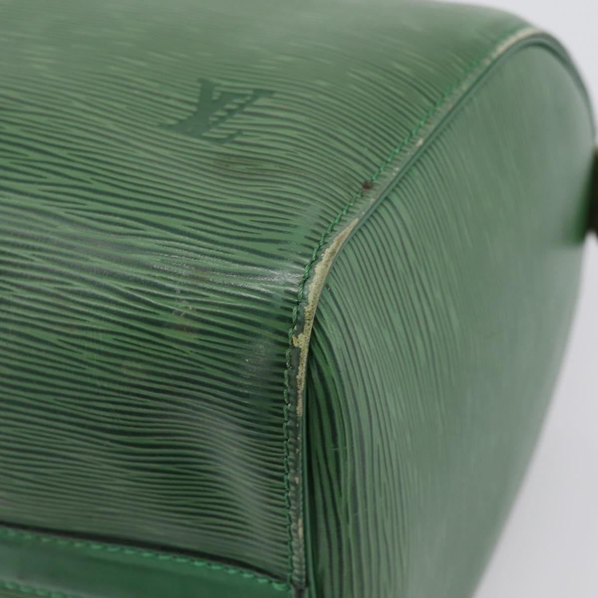 LOUIS VUITTON Epi Speedy 30 Hand Bag Borneo Green M43004 LV Auth 202634
