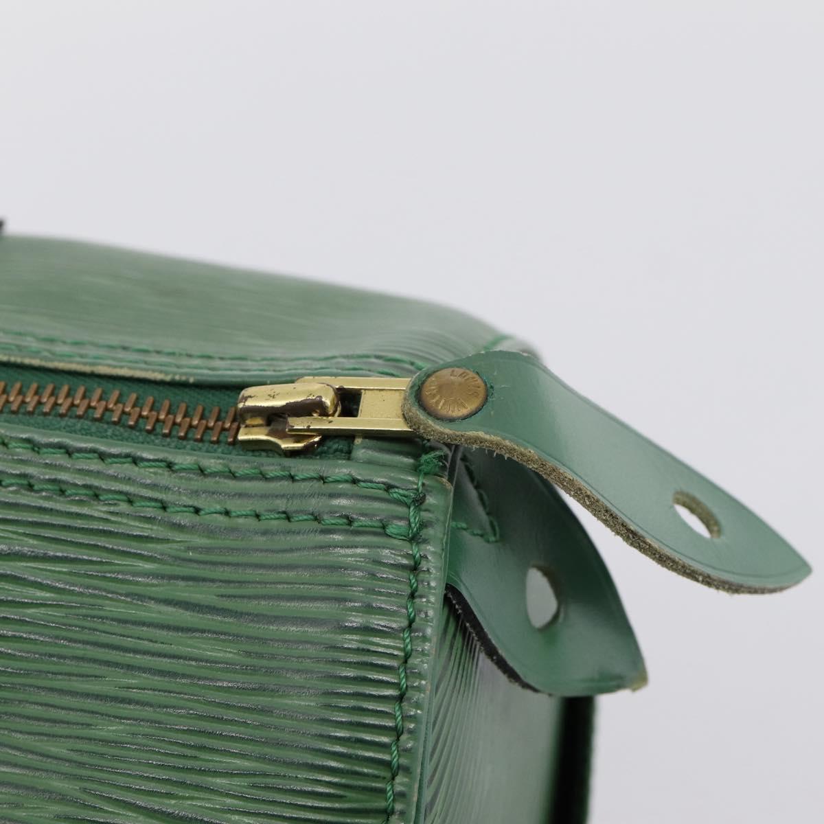 LOUIS VUITTON Epi Speedy 30 Hand Bag Borneo Green M43004 LV Auth 202634