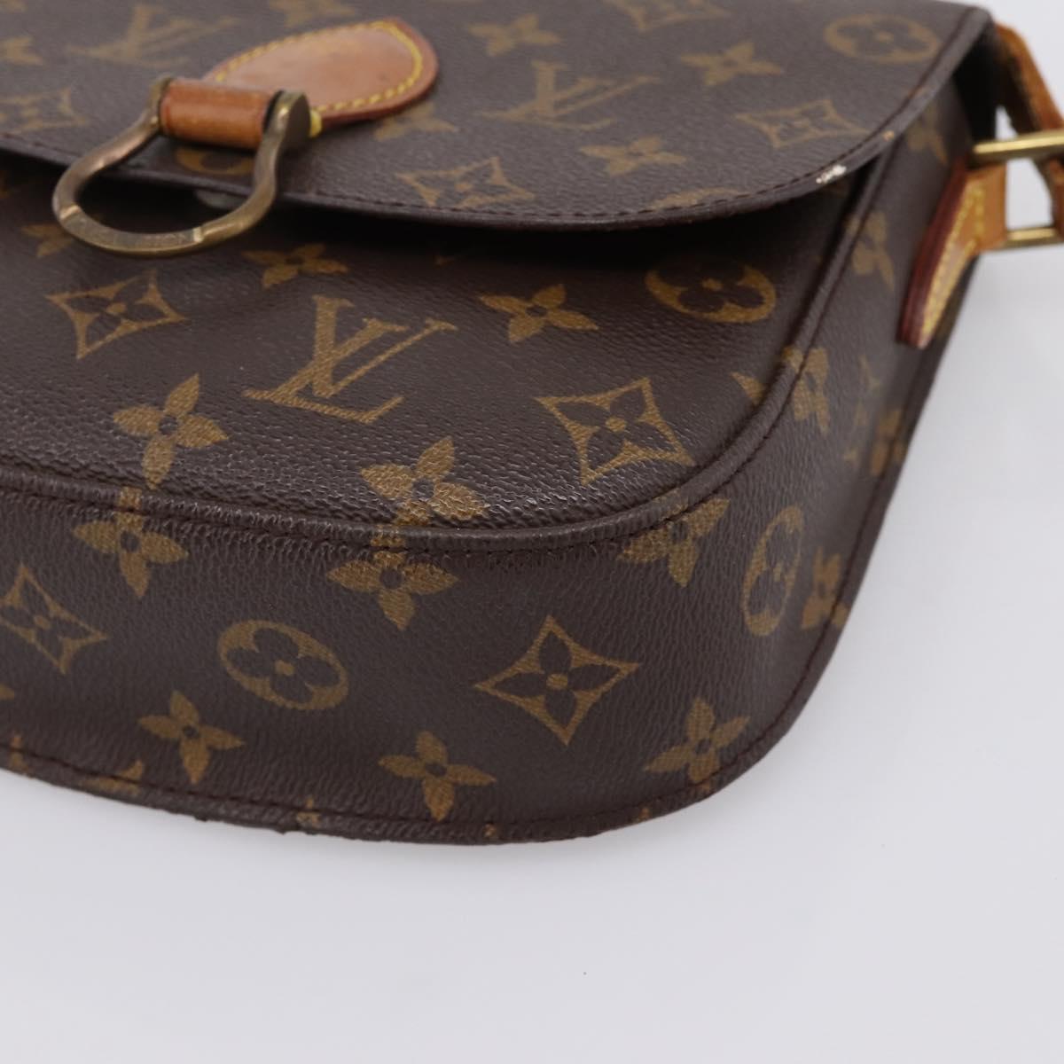 LOUIS VUITTON Monogram Saint Cloud MM Shoulder Bag M51243 LV Auth 202638