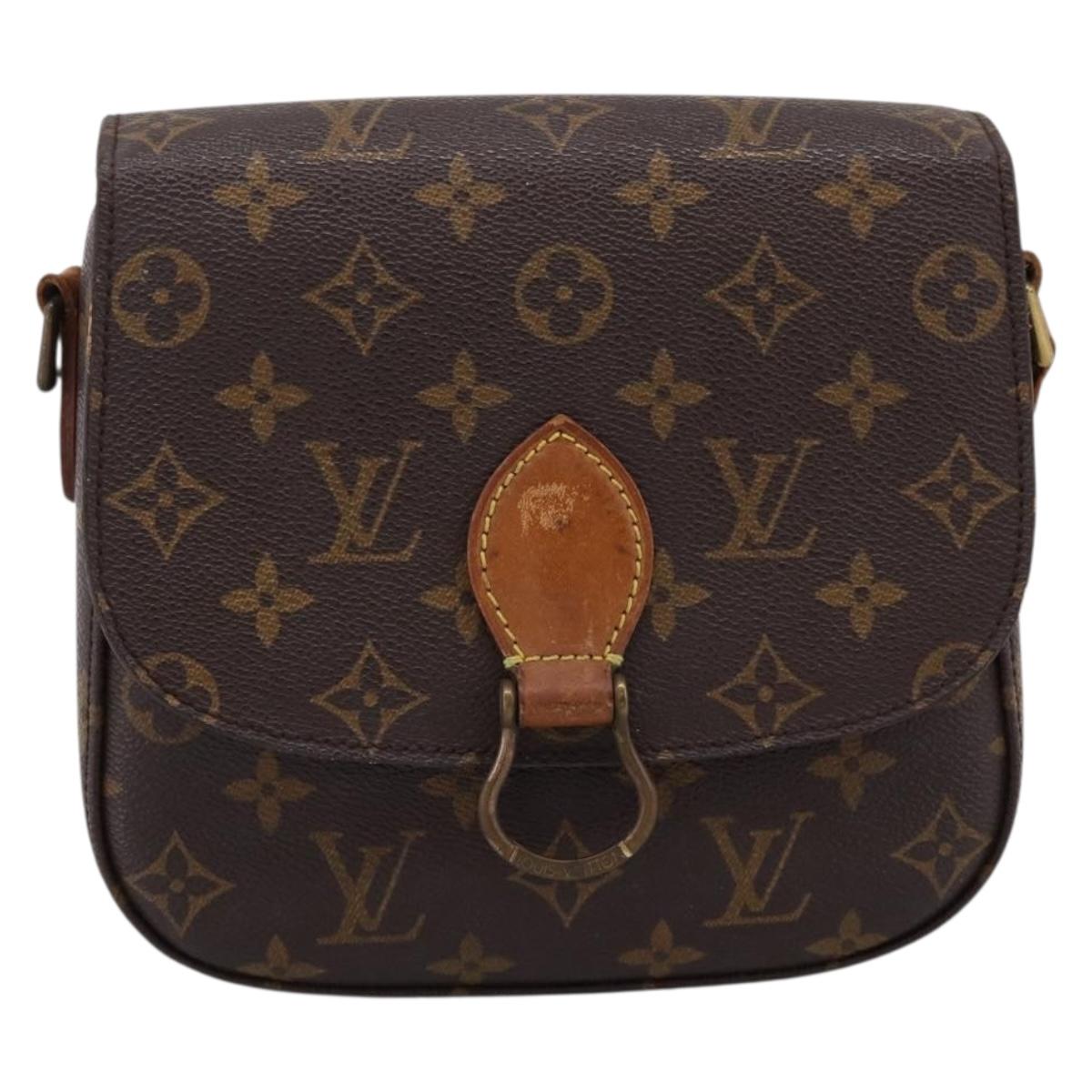 LOUIS VUITTON Monogram Saint Cloud MM Shoulder Bag M51243 LV Auth 202638