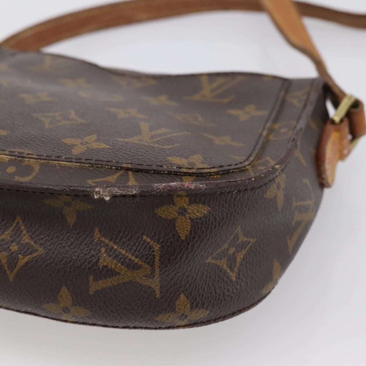 LOUIS VUITTON Monogram Saint Cloud PM Shoulder Bag M51244 LV Auth 202639