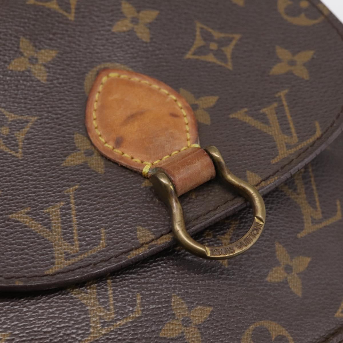 LOUIS VUITTON Monogram Saint Cloud PM Shoulder Bag M51244 LV Auth 202639