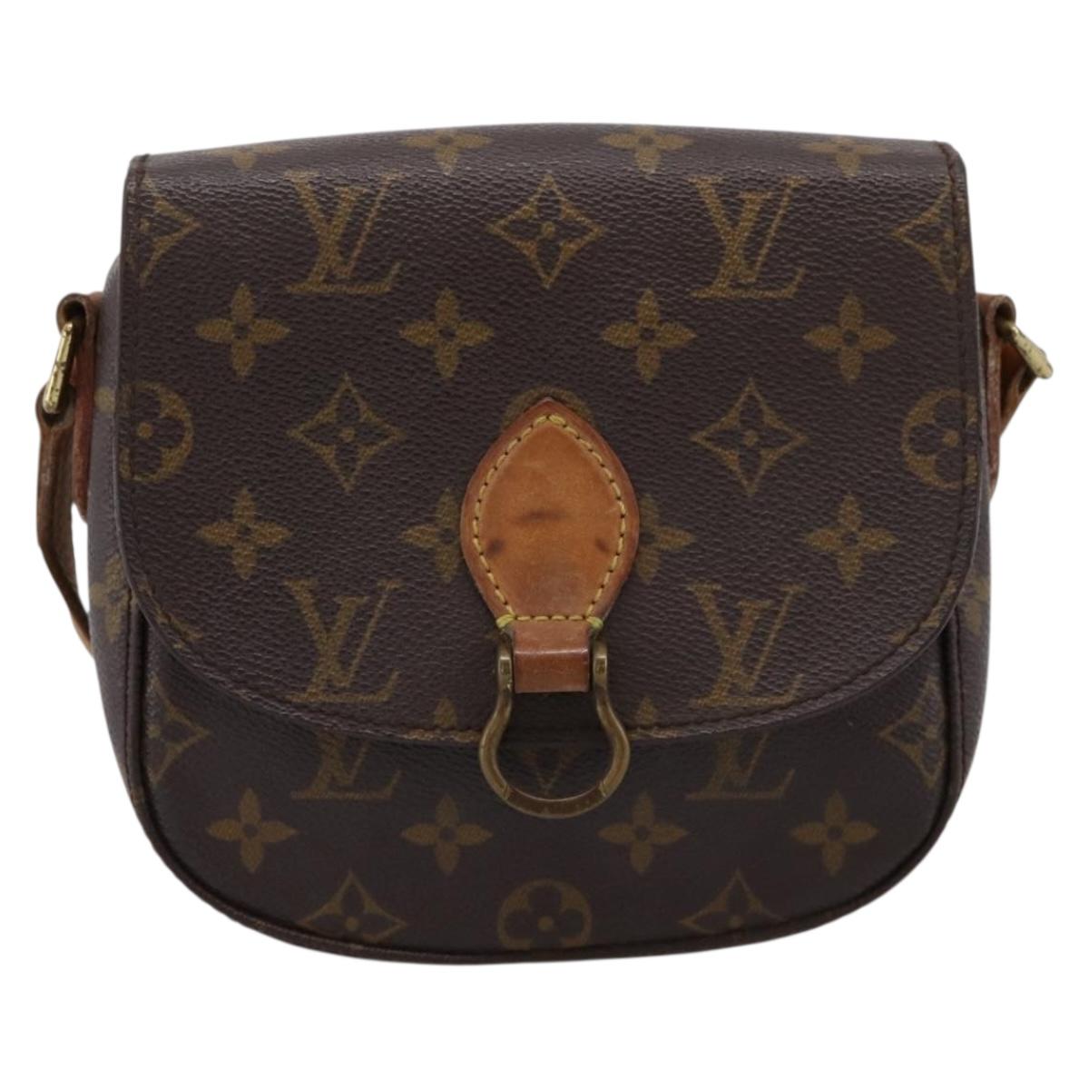 LOUIS VUITTON Monogram Saint Cloud PM Shoulder Bag M51244 LV Auth 202639