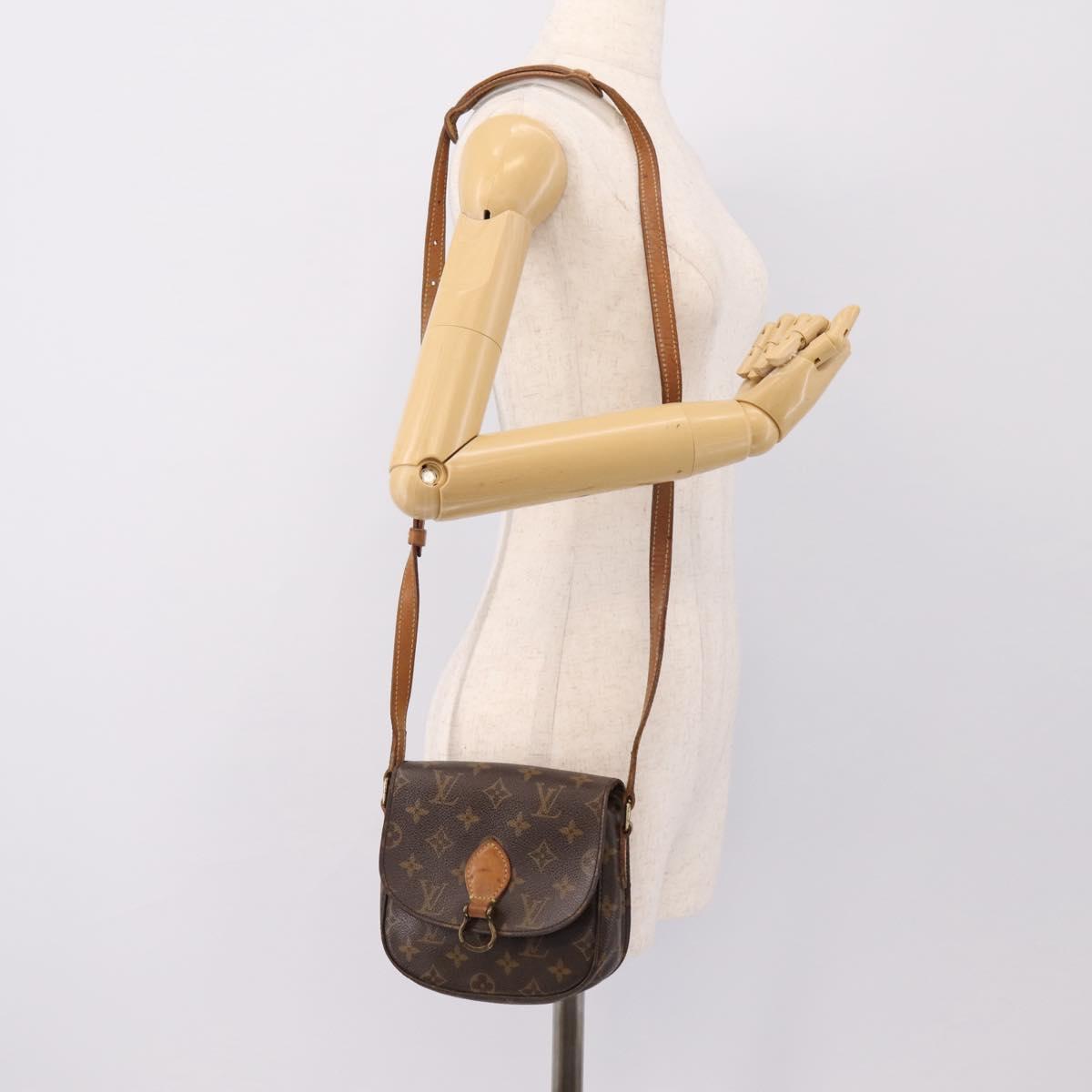 LOUIS VUITTON Monogram Saint Cloud PM Shoulder Bag M51244 LV Auth 202639