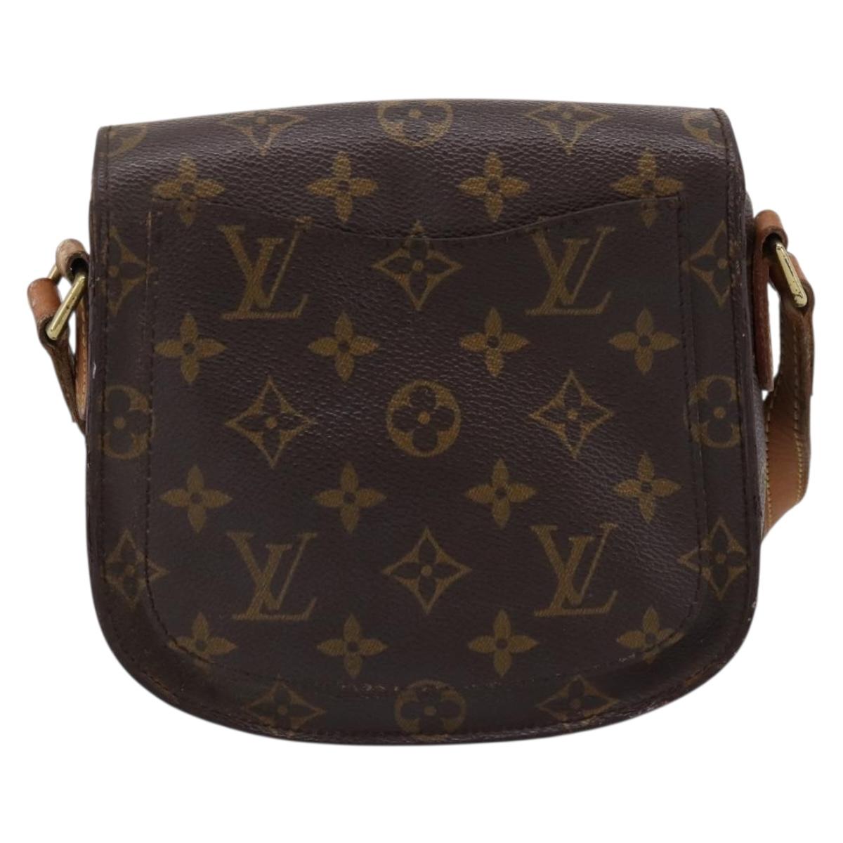 LOUIS VUITTON Monogram Saint Cloud PM Shoulder Bag M51244 LV Auth 202639