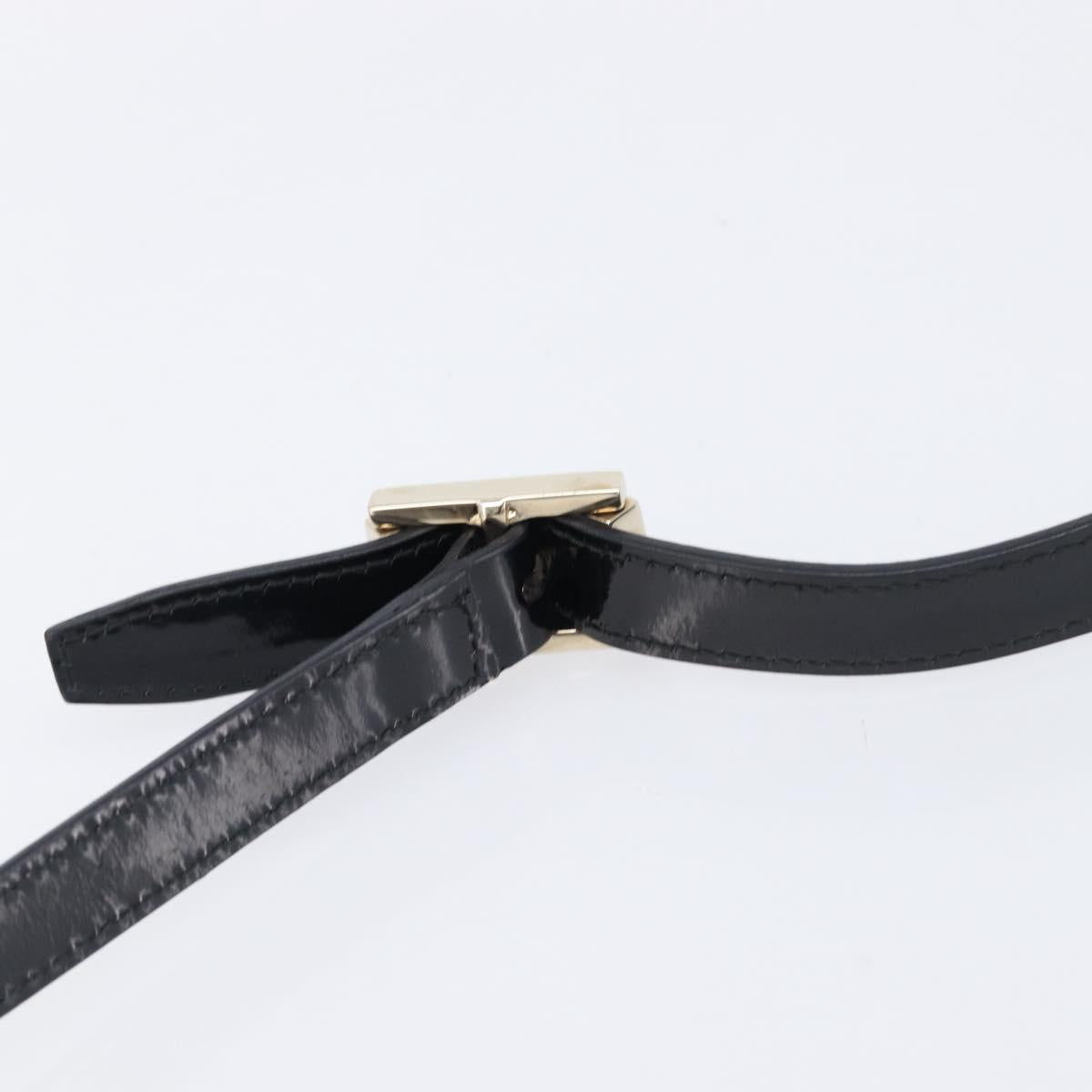 GUCCI GG Canvas Shoulder Bag Black Gold 001 4152 2684 Auth 202652V