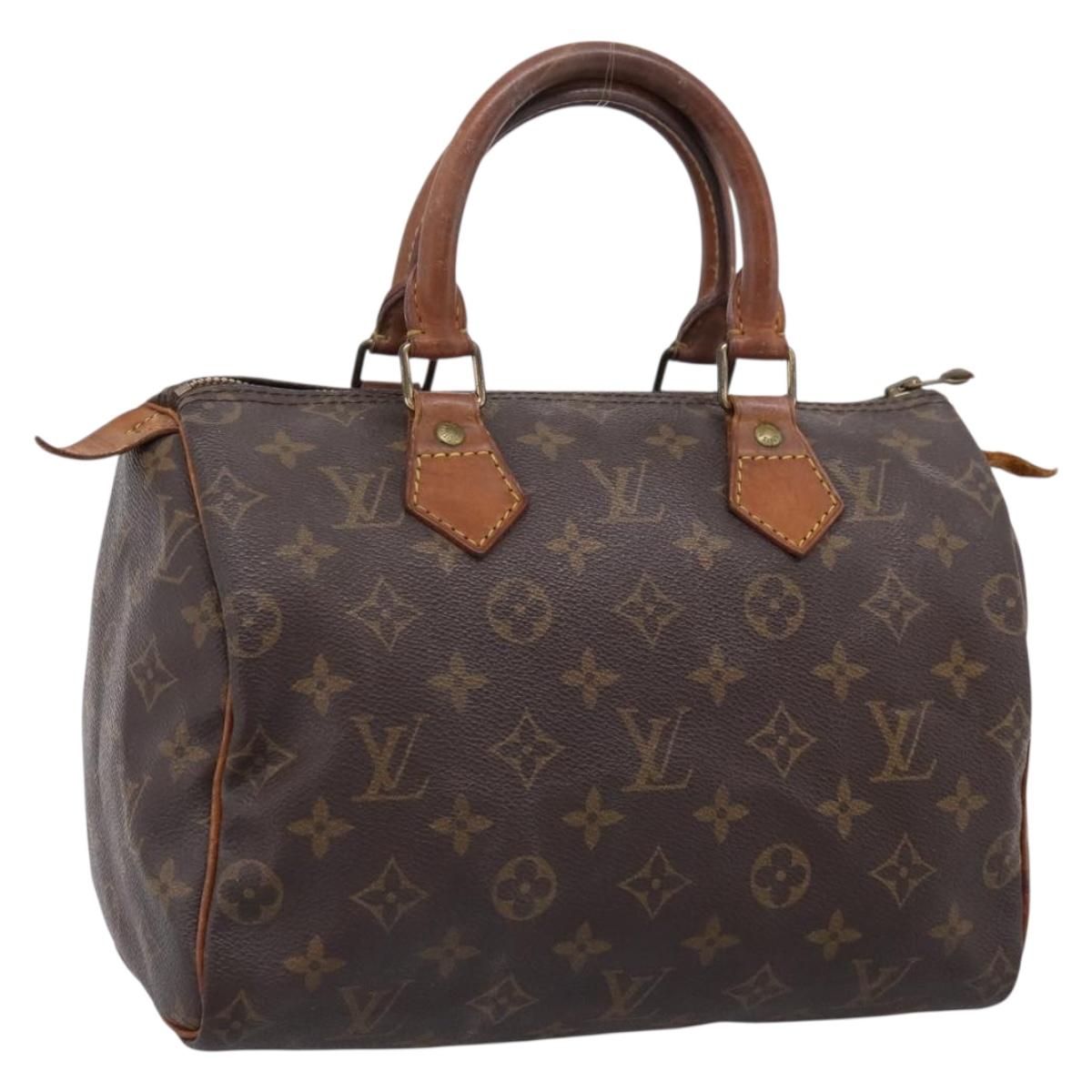 LOUIS VUITTON Monogram Speedy 25 Hand Bag M41528 LV Auth 202656
