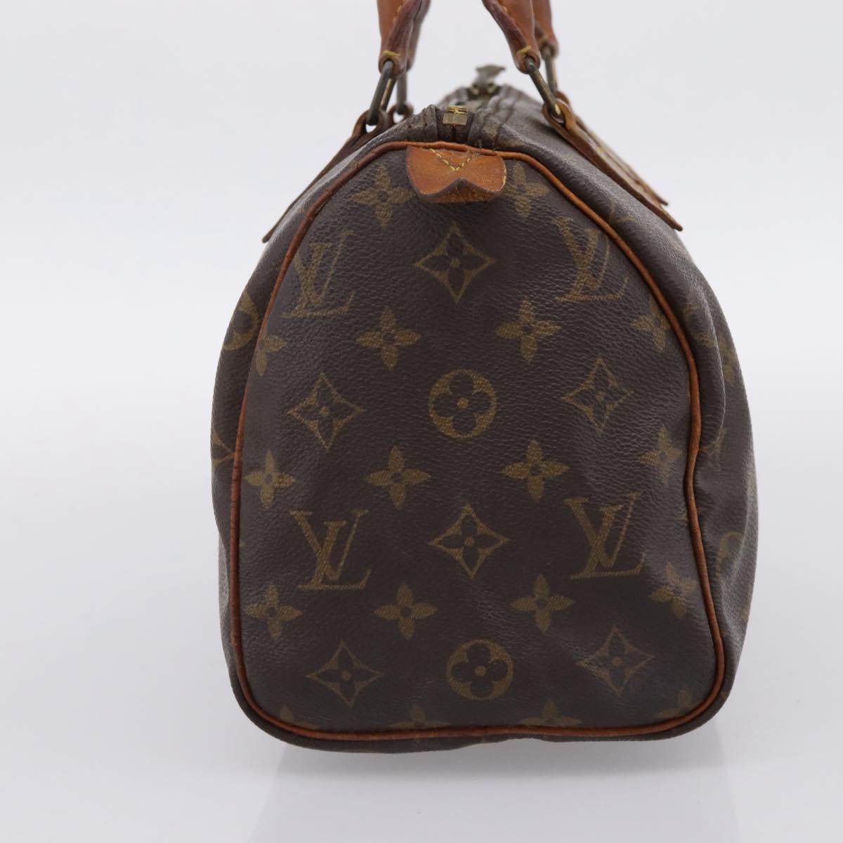 LOUIS VUITTON Monogram Speedy 25 Hand Bag M41528 LV Auth 202656