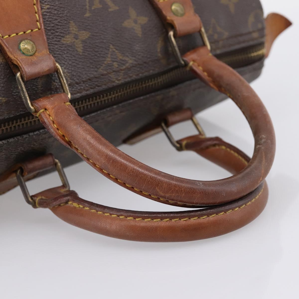 LOUIS VUITTON Monogram Speedy 25 Hand Bag M41528 LV Auth 202656