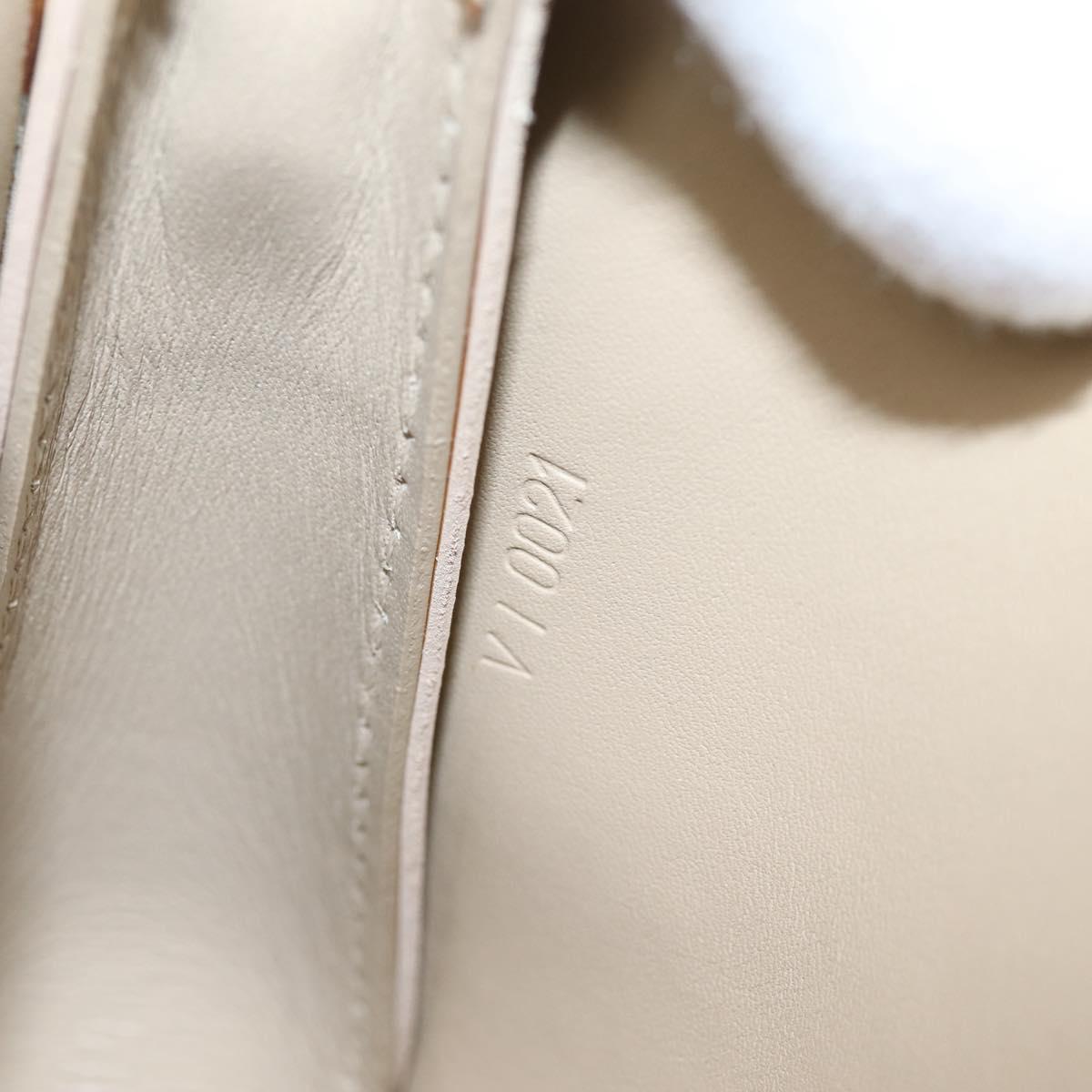 LOUIS VUITTON Monogram Vernis Lexington Pouch Beige M91010 LV Auth 202659A