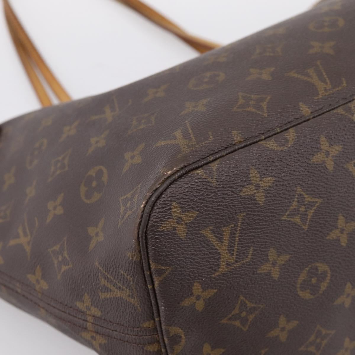 LOUIS VUITTON Monogram Neverfull MM Tote Bag M40156 LV Auth 202664A