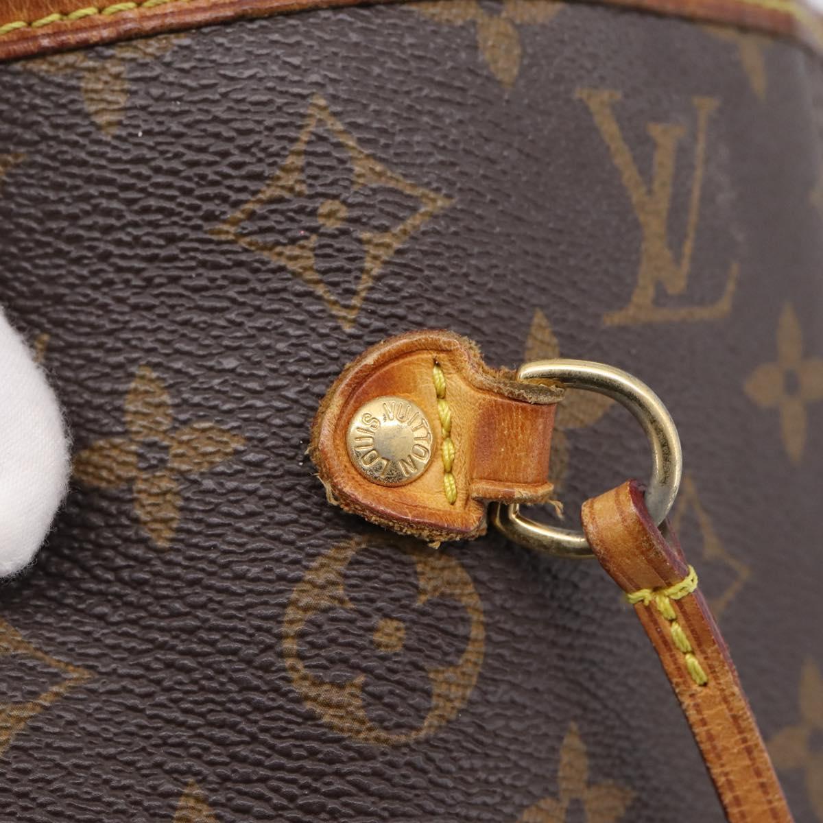 LOUIS VUITTON Monogram Neverfull MM Tote Bag M40156 LV Auth 202664A