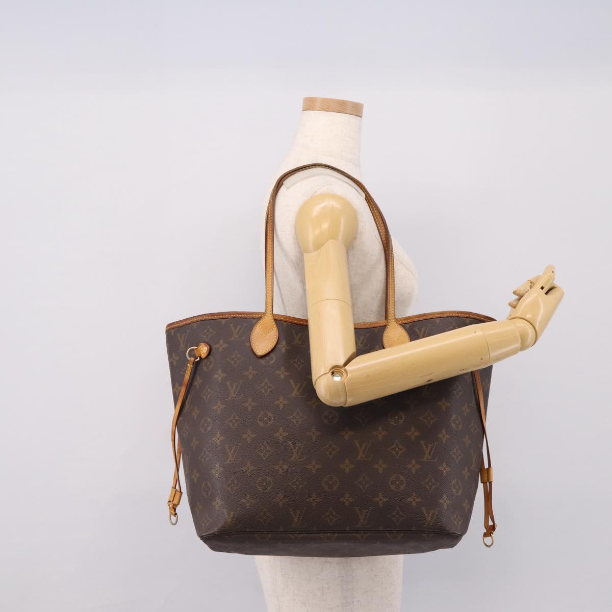 LOUIS VUITTON Monogram Neverfull MM Tote Bag M40156 LV Auth 202664A