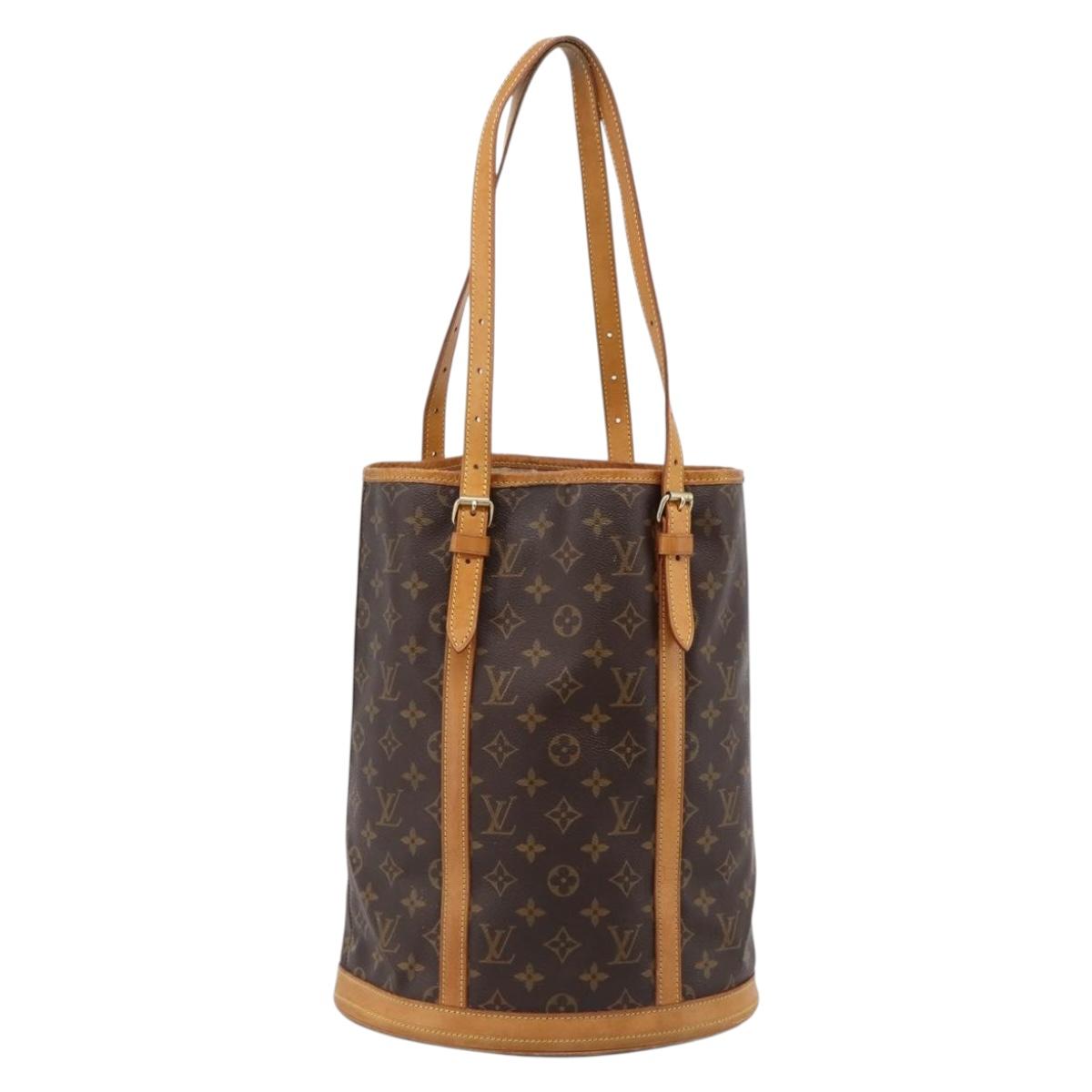 LOUIS VUITTON Monogram Bucket GM Shoulder Bag M42236 LV Auth 202671