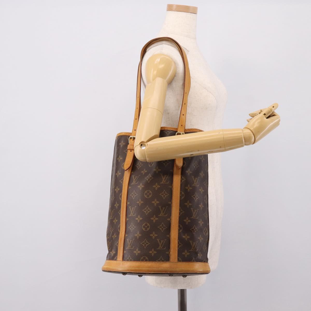 LOUIS VUITTON Monogram Bucket GM Shoulder Bag M42236 LV Auth 202671