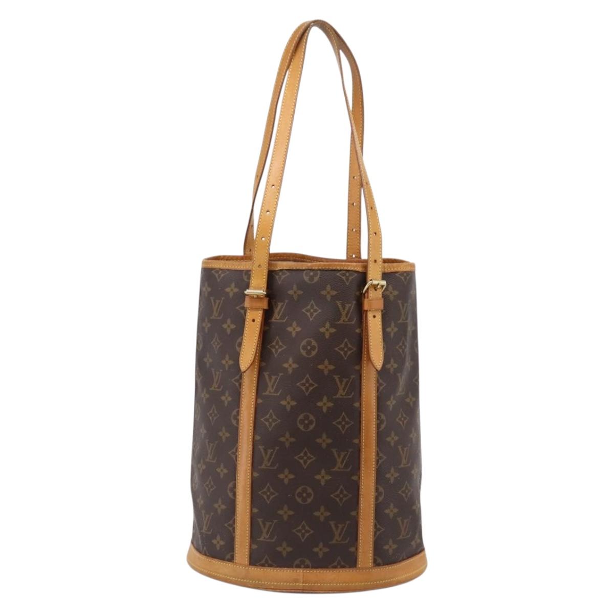 LOUIS VUITTON Monogram Bucket GM Shoulder Bag M42236 LV Auth 202671