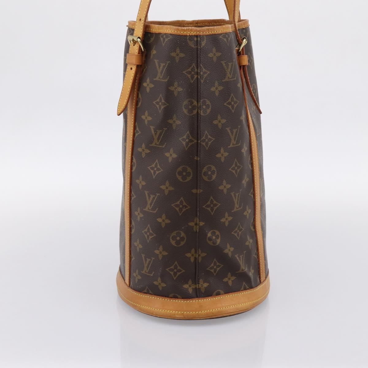 LOUIS VUITTON Monogram Bucket GM Shoulder Bag M42236 LV Auth 202671