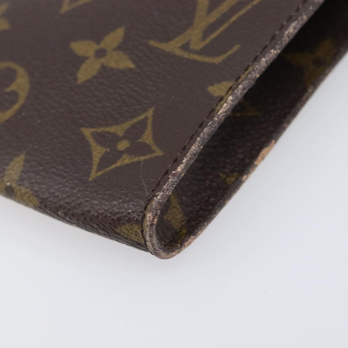 LOUIS VUITTON Monogram Bucket GM Accessory Pouch LV Auth 202672