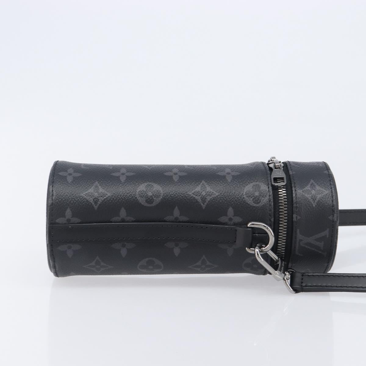 LOUIS VUITTON Monogram Eclipse Bottle Holder Porte Boutille GI0398 Auth 202678M