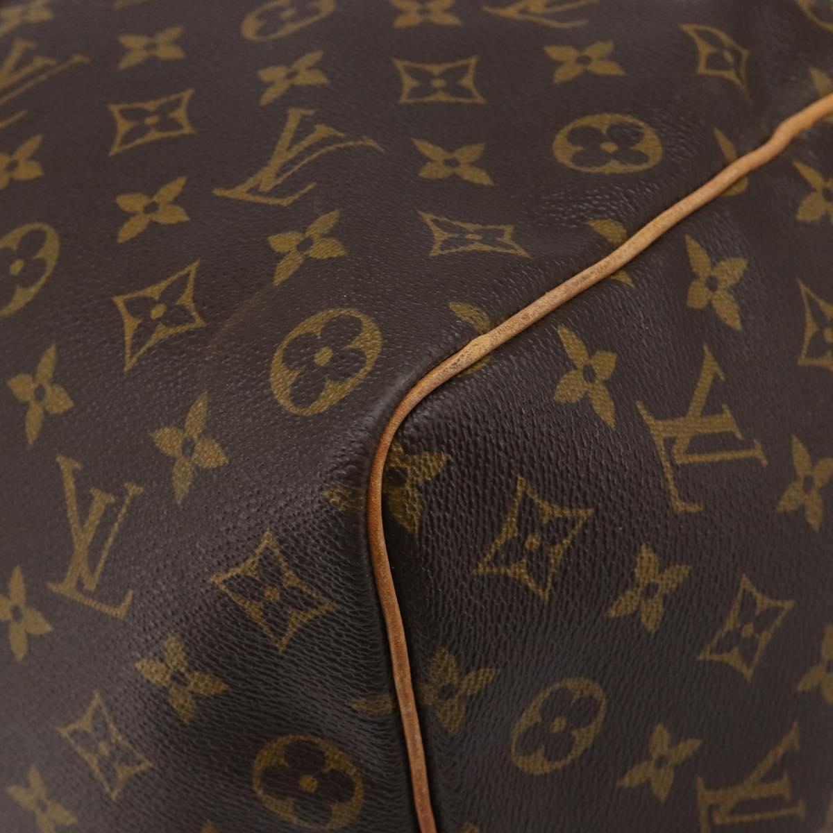 LOUIS VUITTON Monogram Keepall 55 Boston Bag M41424 LV Auth 202683A