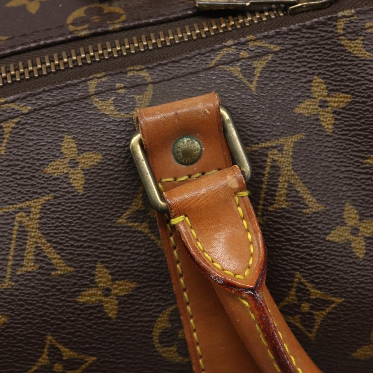 LOUIS VUITTON Monogram Keepall 55 Boston Bag M41424 LV Auth 202683A