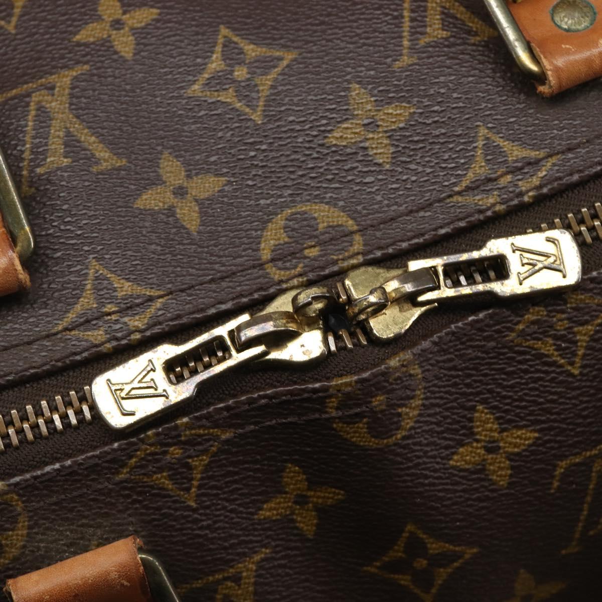 LOUIS VUITTON Monogram Keepall 55 Boston Bag M41424 LV Auth 202683A