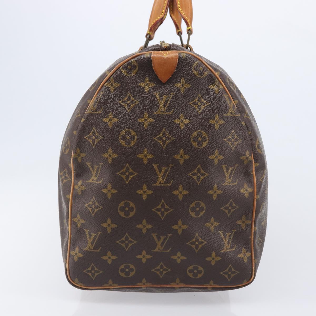 LOUIS VUITTON Monogram Keepall 55 Boston Bag M41424 LV Auth 202683A