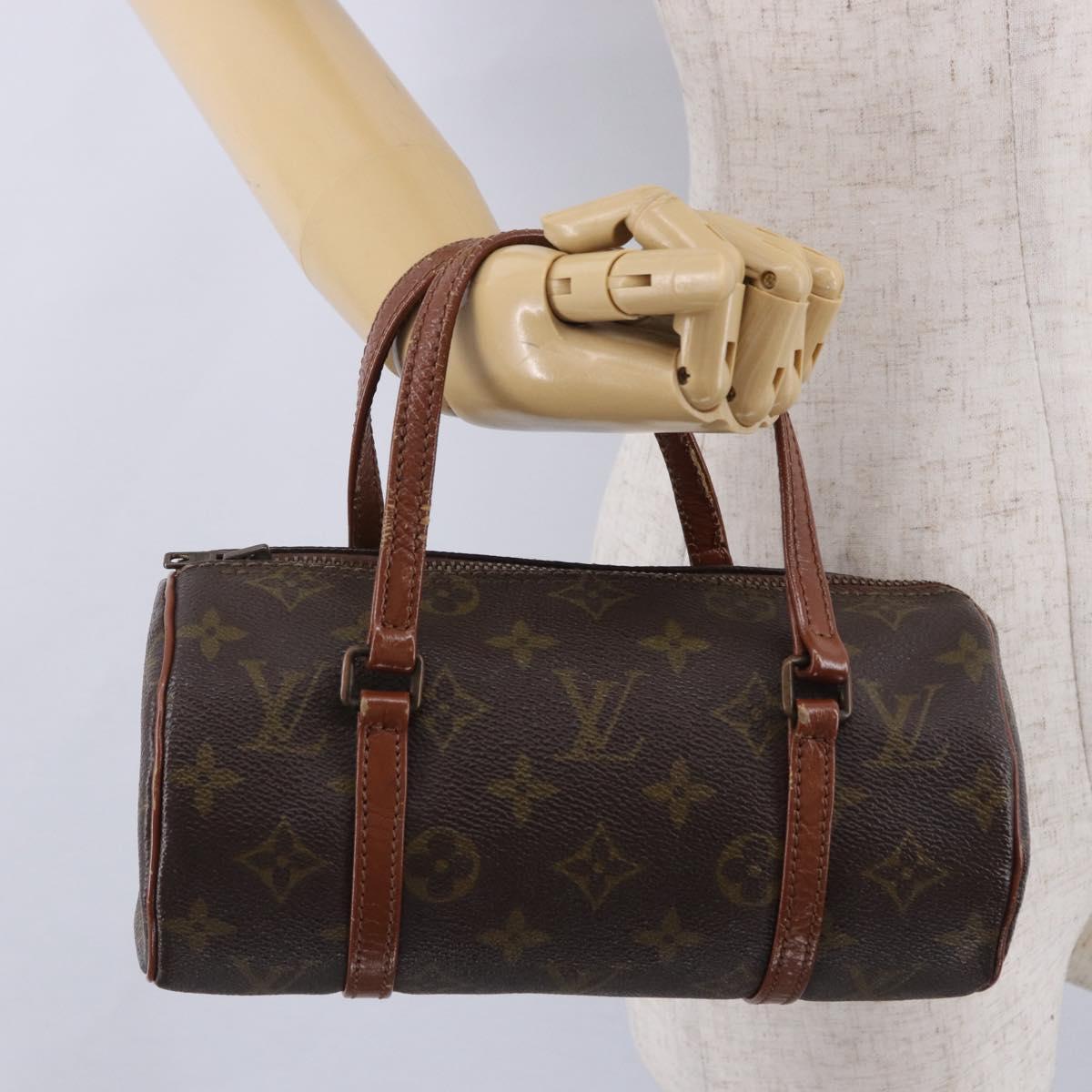 LOUIS VUITTON Monogram Papillon 22 Hand Bag M51367 LV Auth 202689