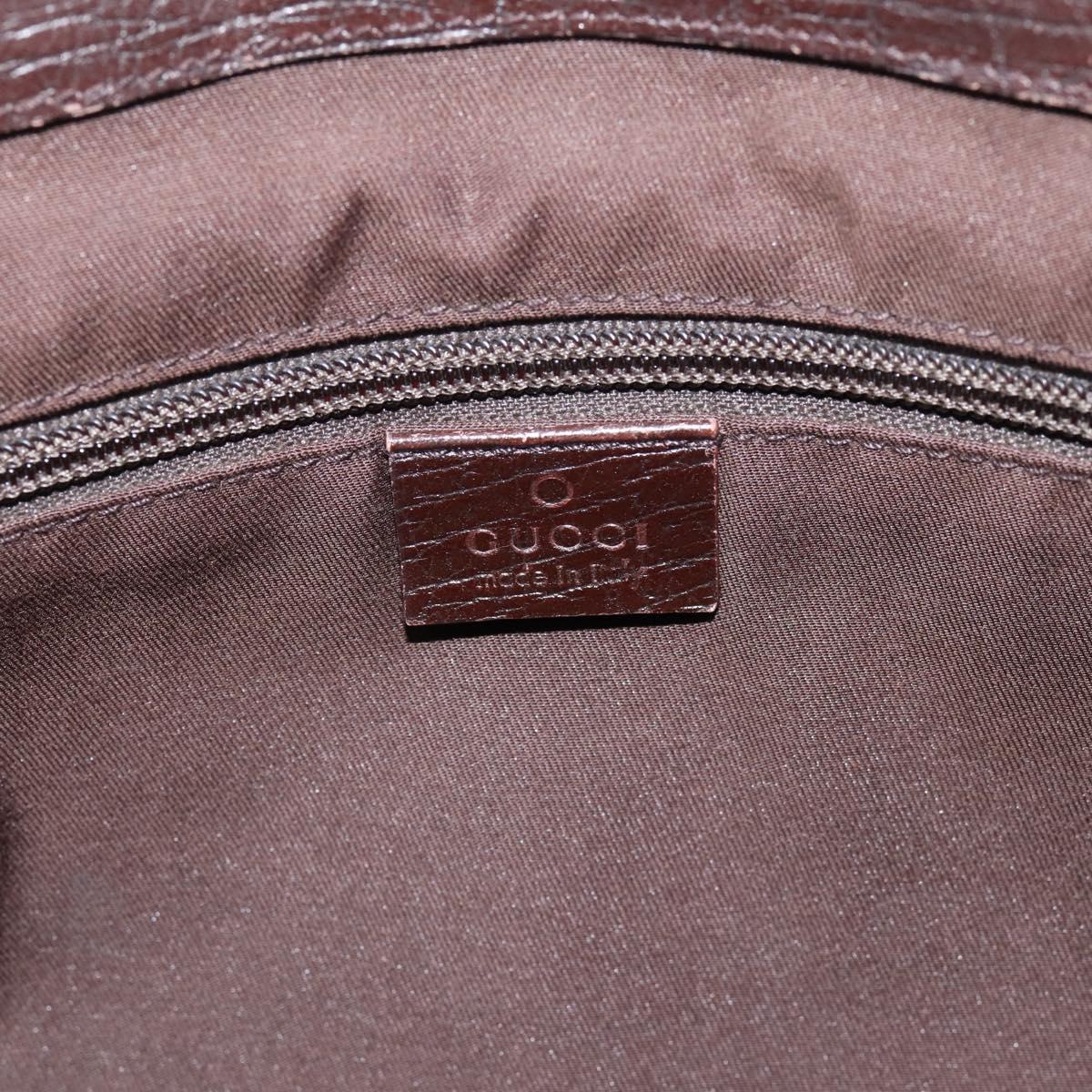 GUCCI GG Supreme Tote Bag PVC Beige Silver 141976 Auth 202691