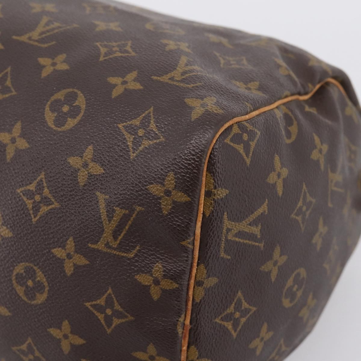 LOUIS VUITTON Monogram Speedy 30 Hand Bag M41526 LV Auth 202692