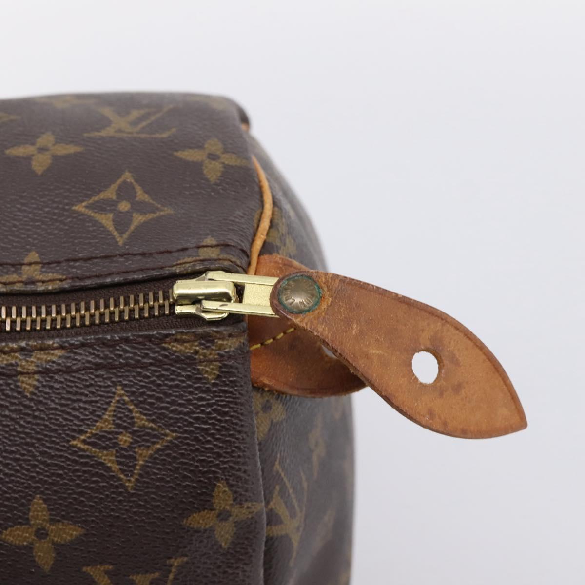 LOUIS VUITTON Monogram Speedy 30 Hand Bag M41526 LV Auth 202692