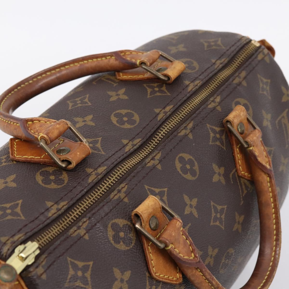 LOUIS VUITTON Monogram Speedy 30 Hand Bag M41526 LV Auth 202692