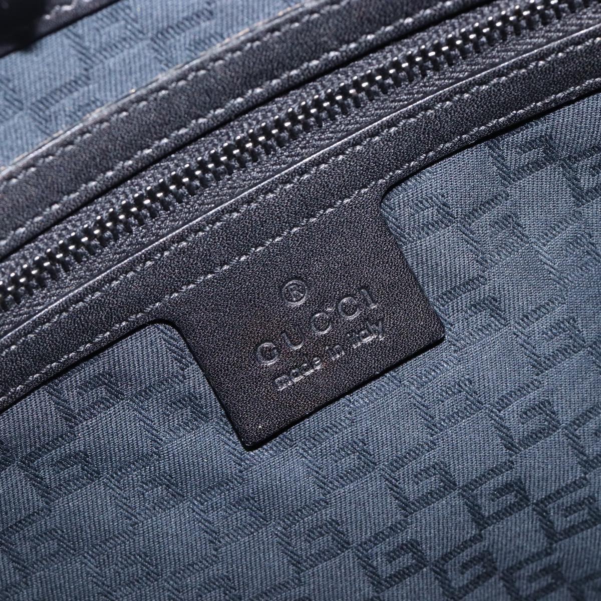 GUCCI Shoulder Bag Leather Black 106236 Auth 202694V