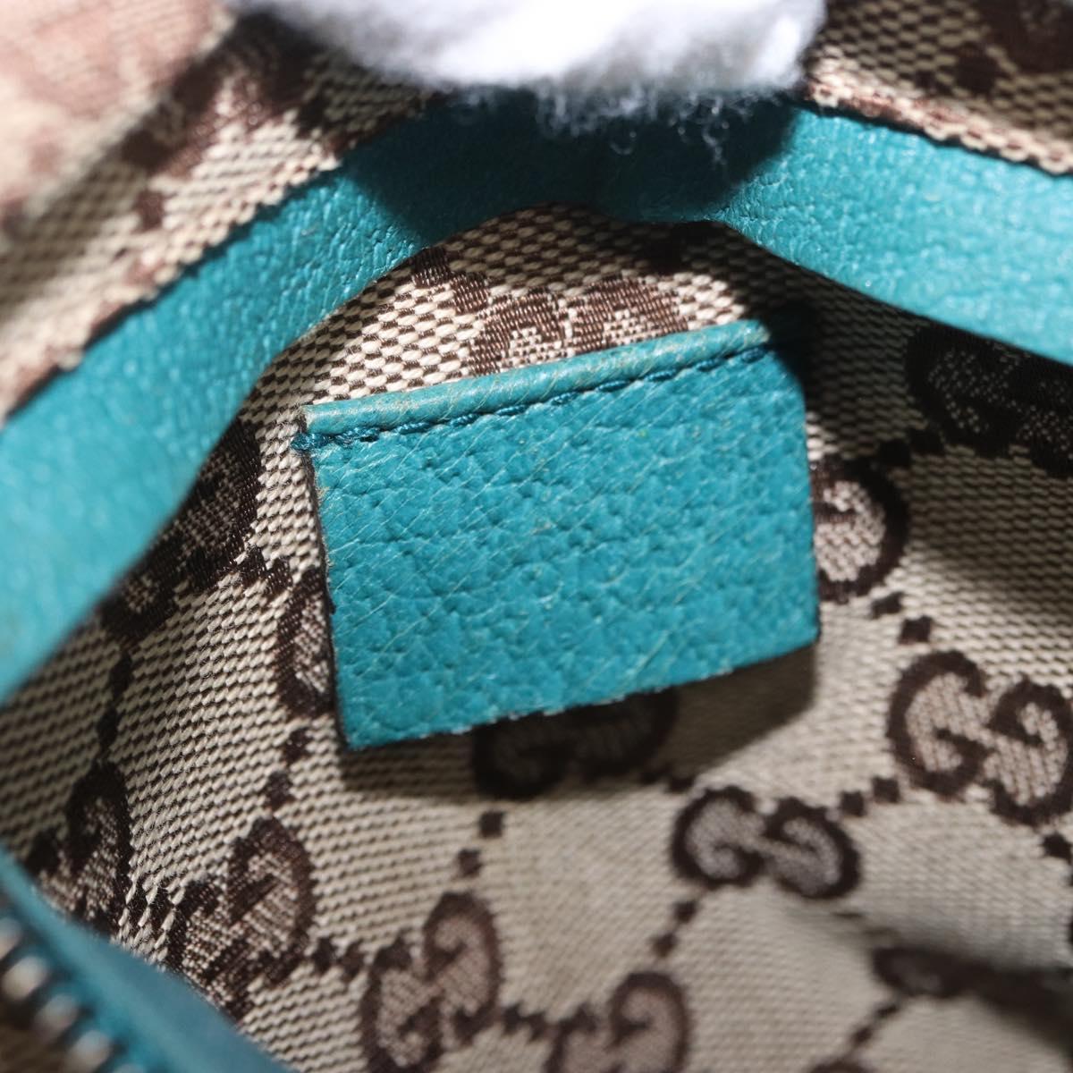 GUCCI GG Canvas Sherry Line Waist Bag Beige Silver 28566 Auth 202696A
