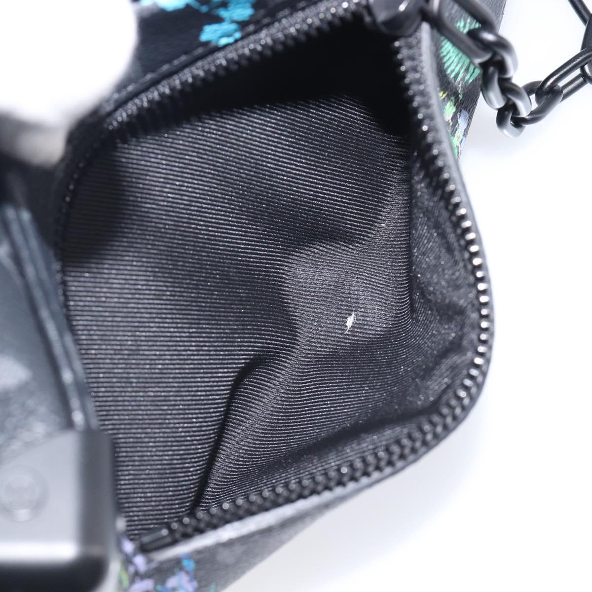 LOUIS VUITTON Monogram Eclipse Foliage Mini Soft Trunk Bag M69072 Auth 202698SM
