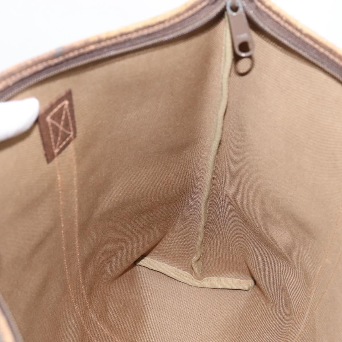 GUCCI GG Supreme Tote Bag PVC Beige Auth 202702