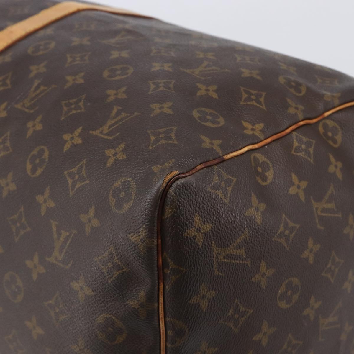LOUIS VUITTON Monogram Keepall 60 Boston Bag M41422 LV Auth 202706