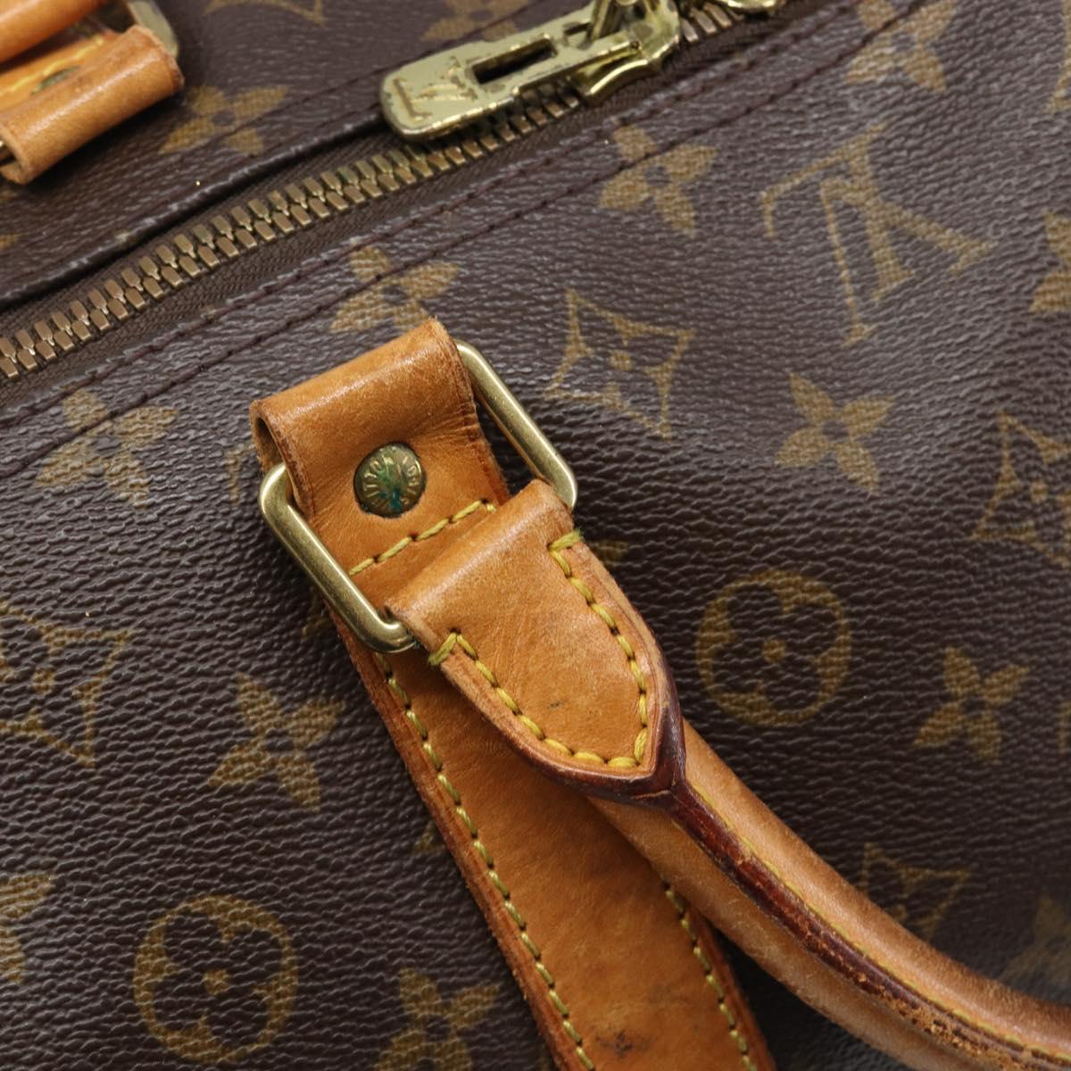 LOUIS VUITTON Monogram Keepall 60 Boston Bag M41422 LV Auth 202706