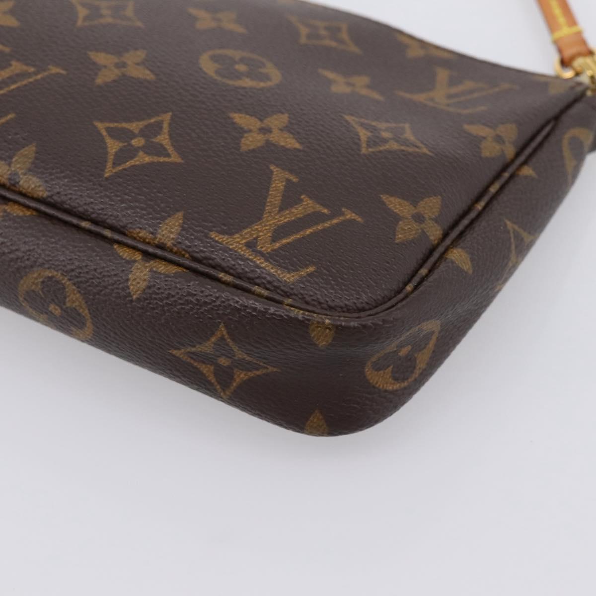 LOUIS VUITTON Monogram Pochette Accessoires Pouch M51980 LV Auth 202708A