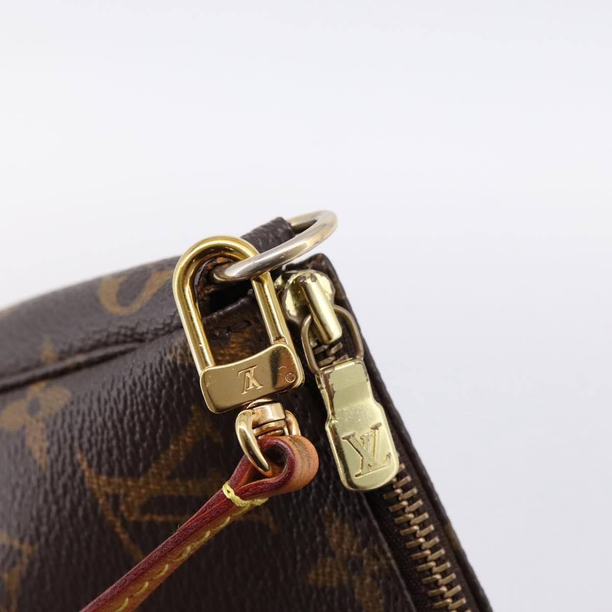 LOUIS VUITTON Monogram Pochette Accessoires Pouch M51980 LV Auth 202708A