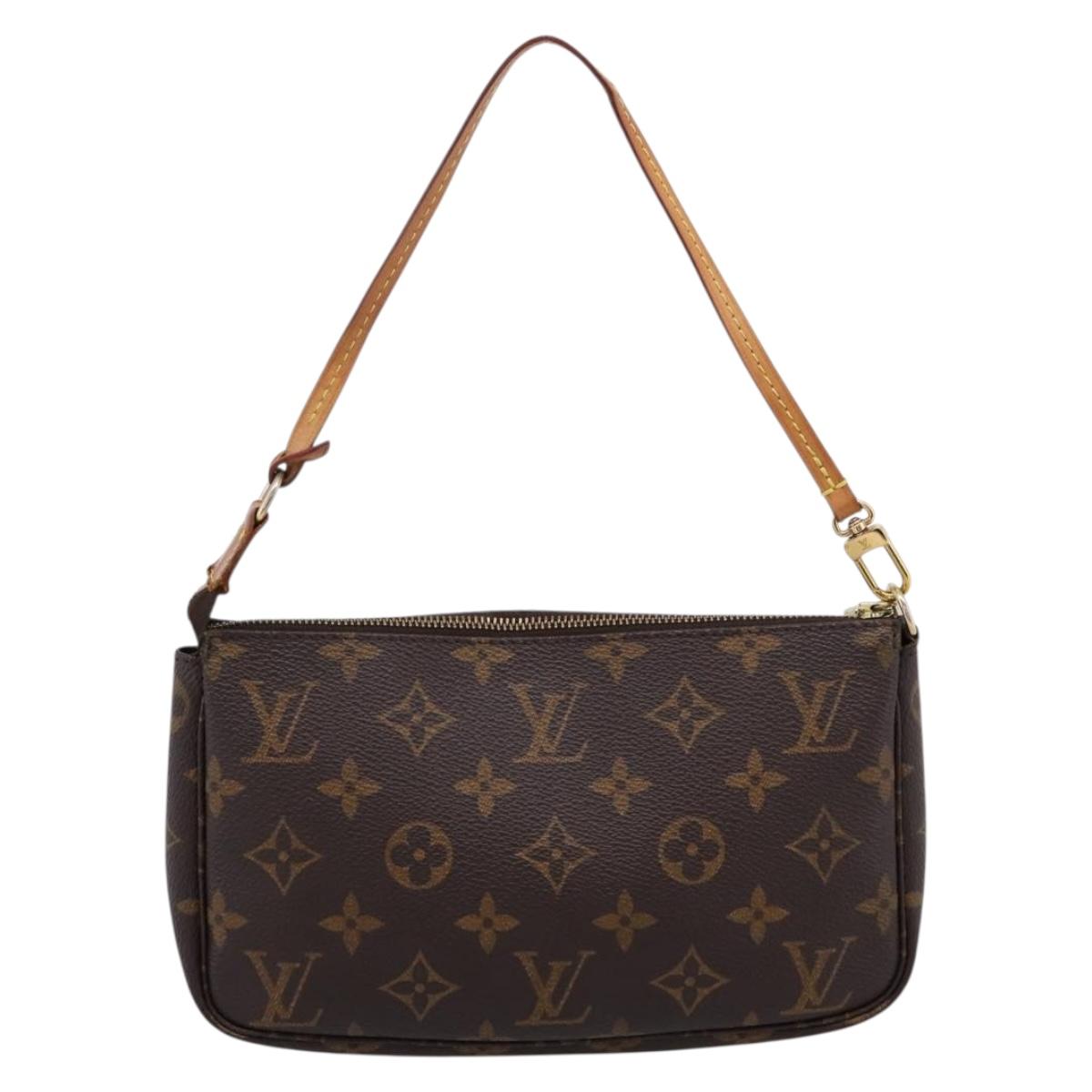 LOUIS VUITTON Monogram Pochette Accessoires Pouch M51980 LV Auth 202708A