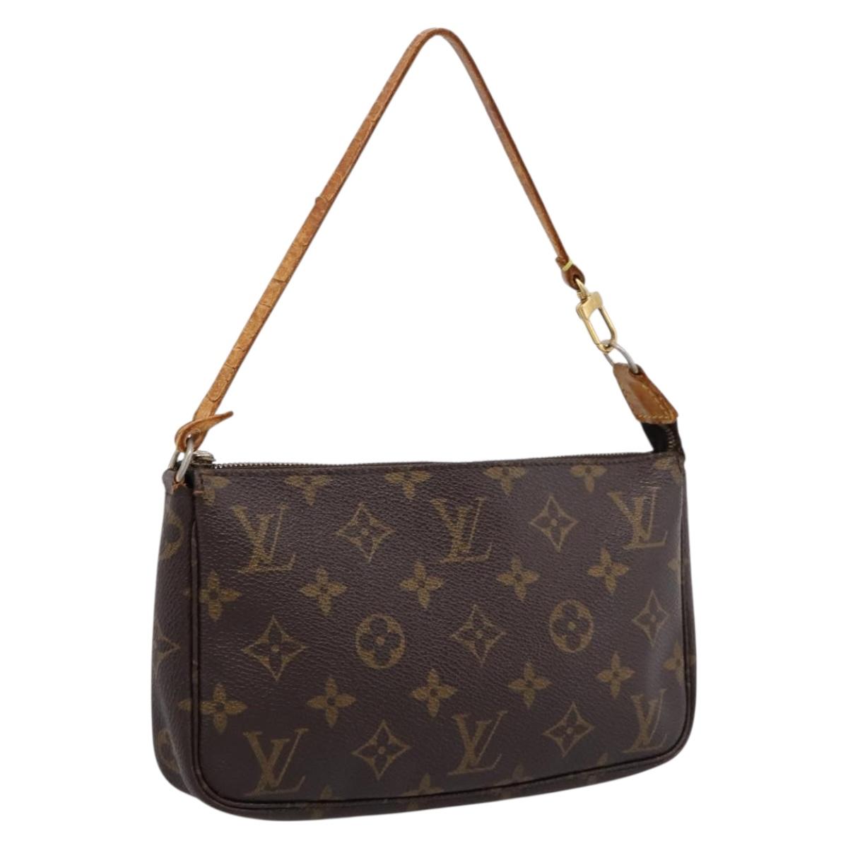 LOUIS VUITTON Monogram Pochette Accessoires Pouch M51980 LV Auth 202709